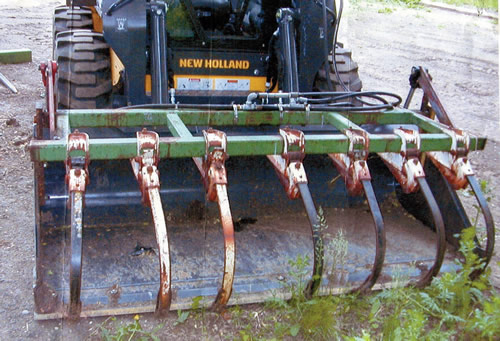 Cultivator Shanks Used To Build Grapple Fork